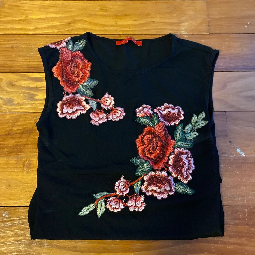 Sheer tank top
